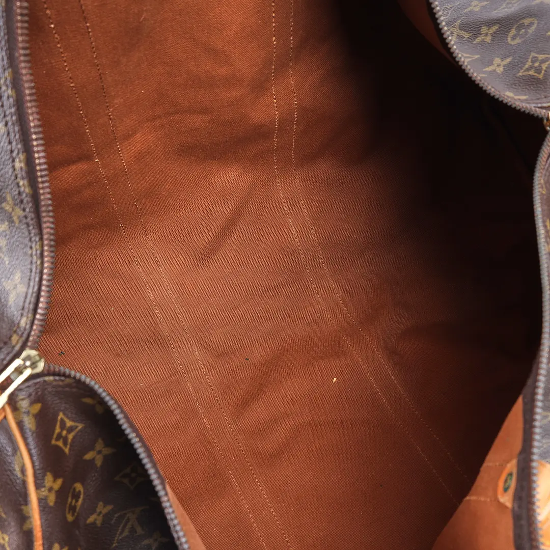 Louis Vuitton Keepall 55 Brown Monogram Duffle Bag