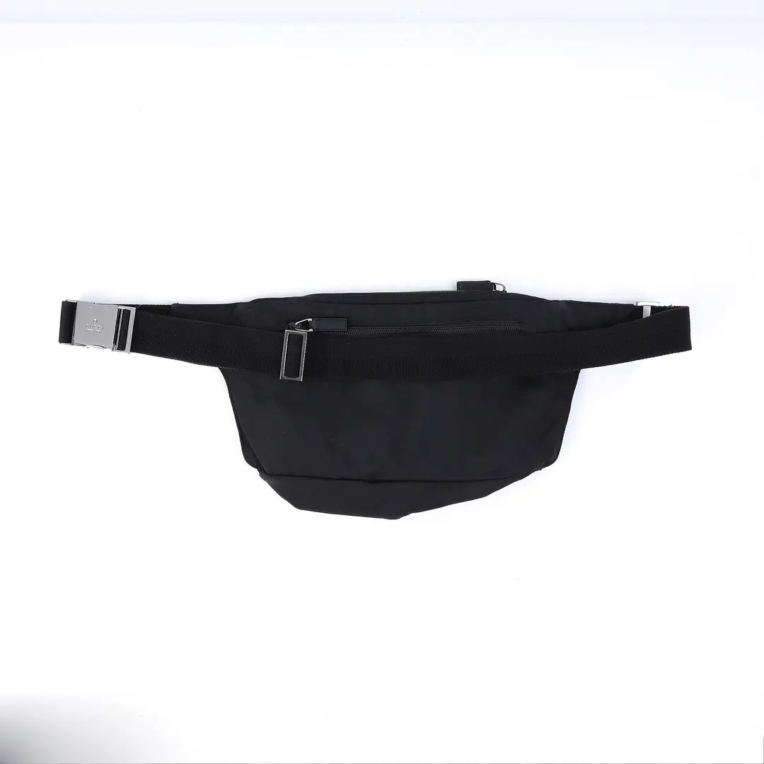 Gucci Web Trim Black Nylon Belt Bag