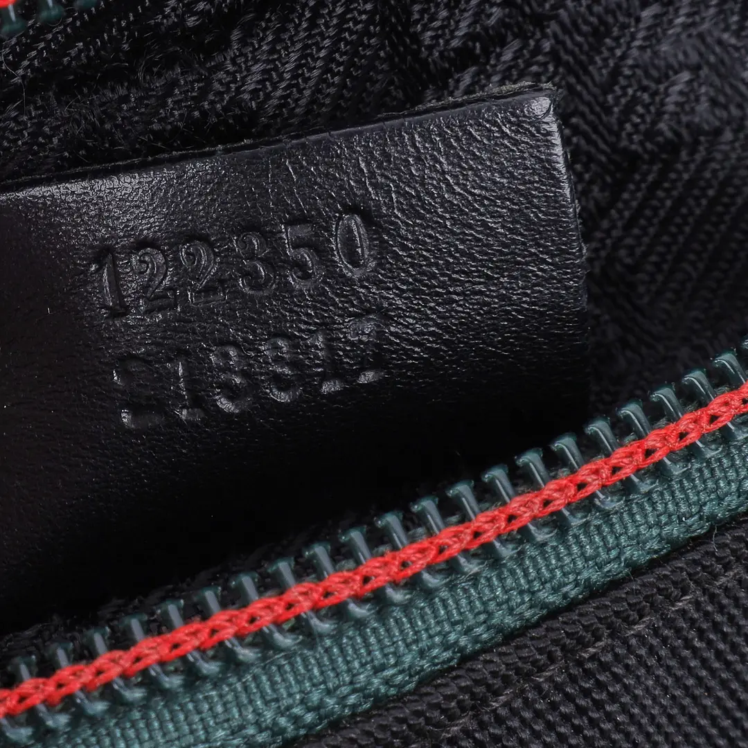 Gucci Web Trim Black Nylon Belt Bag