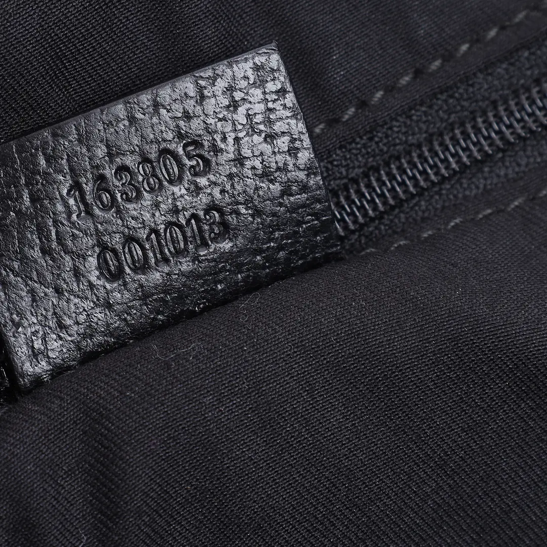 Gucci GG Canvas Web Bow Black Tote Bag
