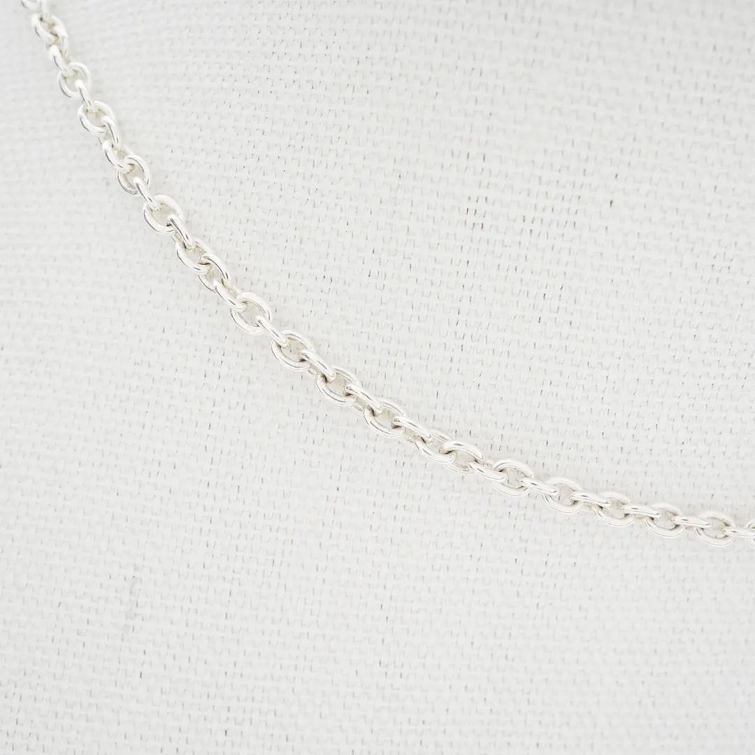Gucci Interlocking G Silver Pendant Necklace
