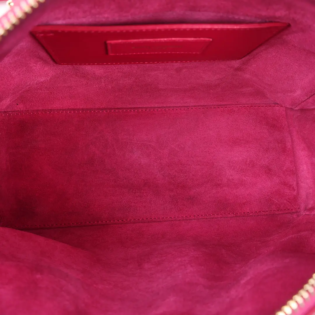 Saint Laurent Baby Duffle Pink Leather Shoulder Bag