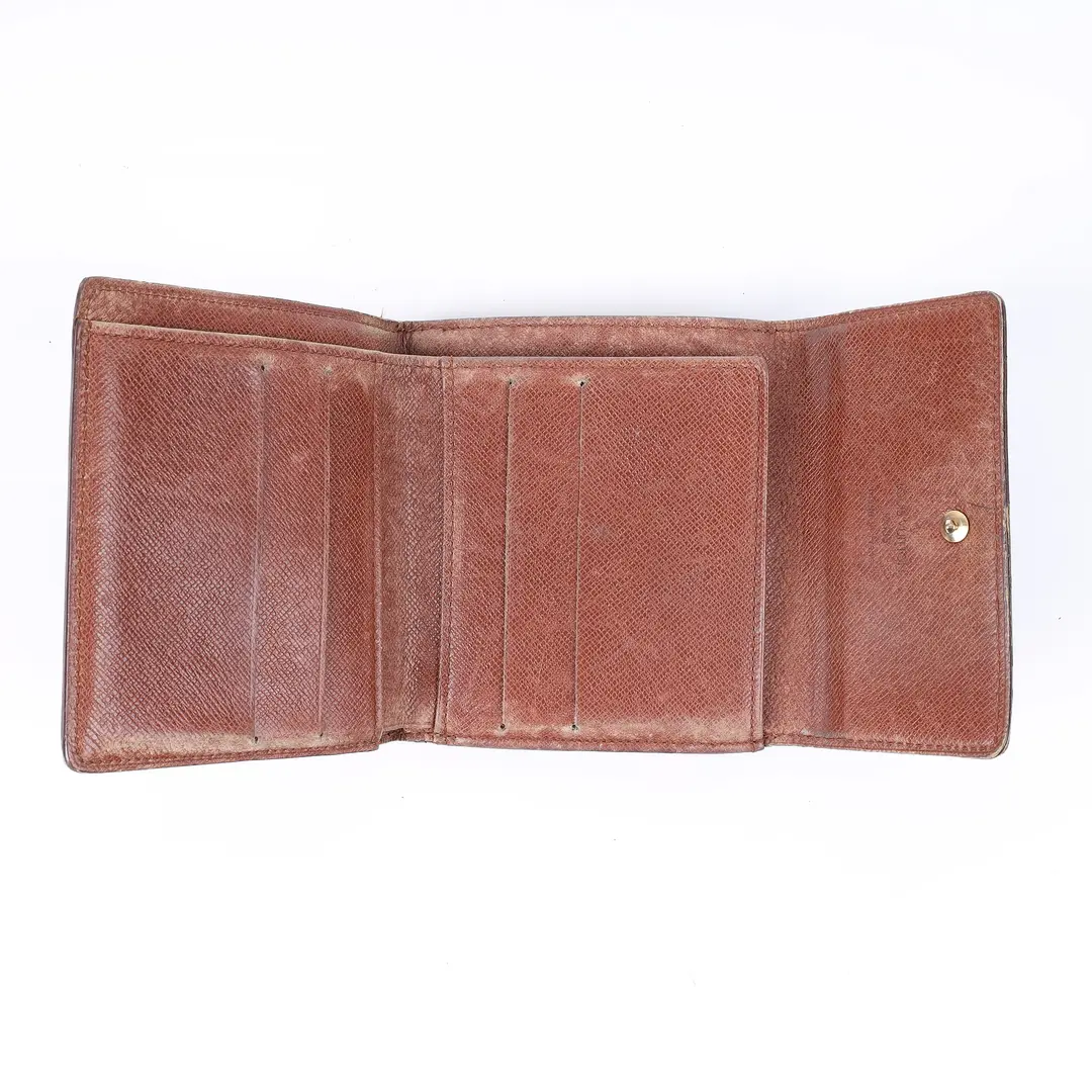 Louis Vuitton Elise Brown Monogram Canvas Wallet