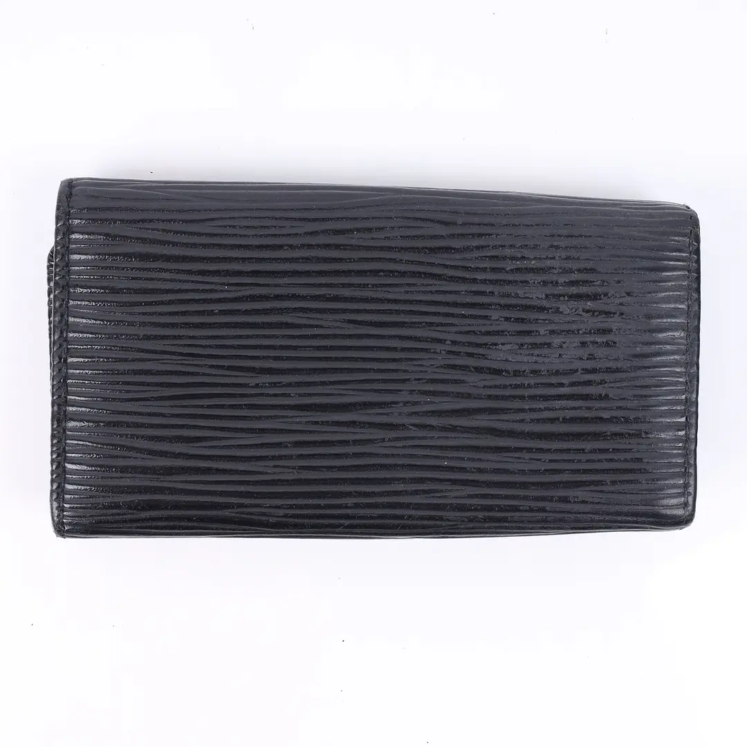 Louis Vuitton 4 Key Holder Black Epi Leather