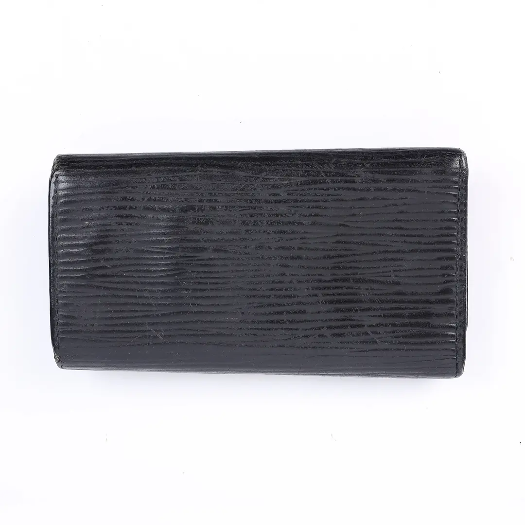 Louis Vuitton 4 Key Holder Black Epi Leather