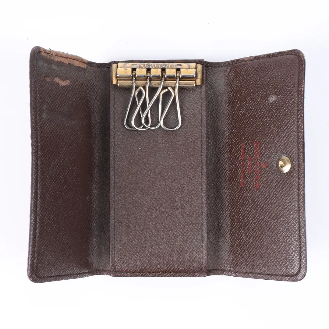 Louis Vuitton 4 Key Holder Brown Damier Ebene