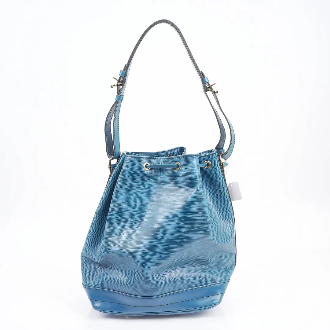 Louis Vuitton Noe Blue Epi Leather Shoulder Bag
