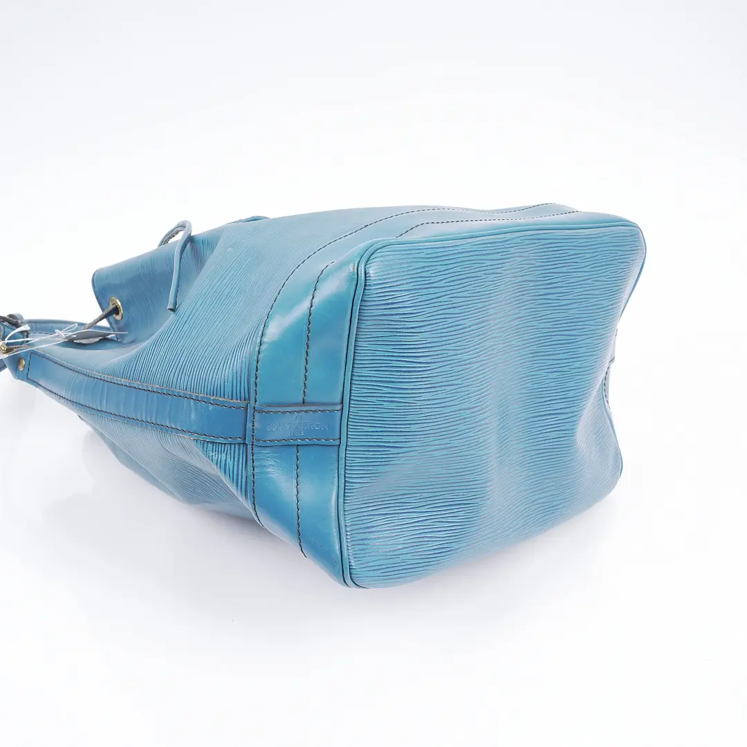 Louis Vuitton Noe Blue Epi Leather Shoulder Bag