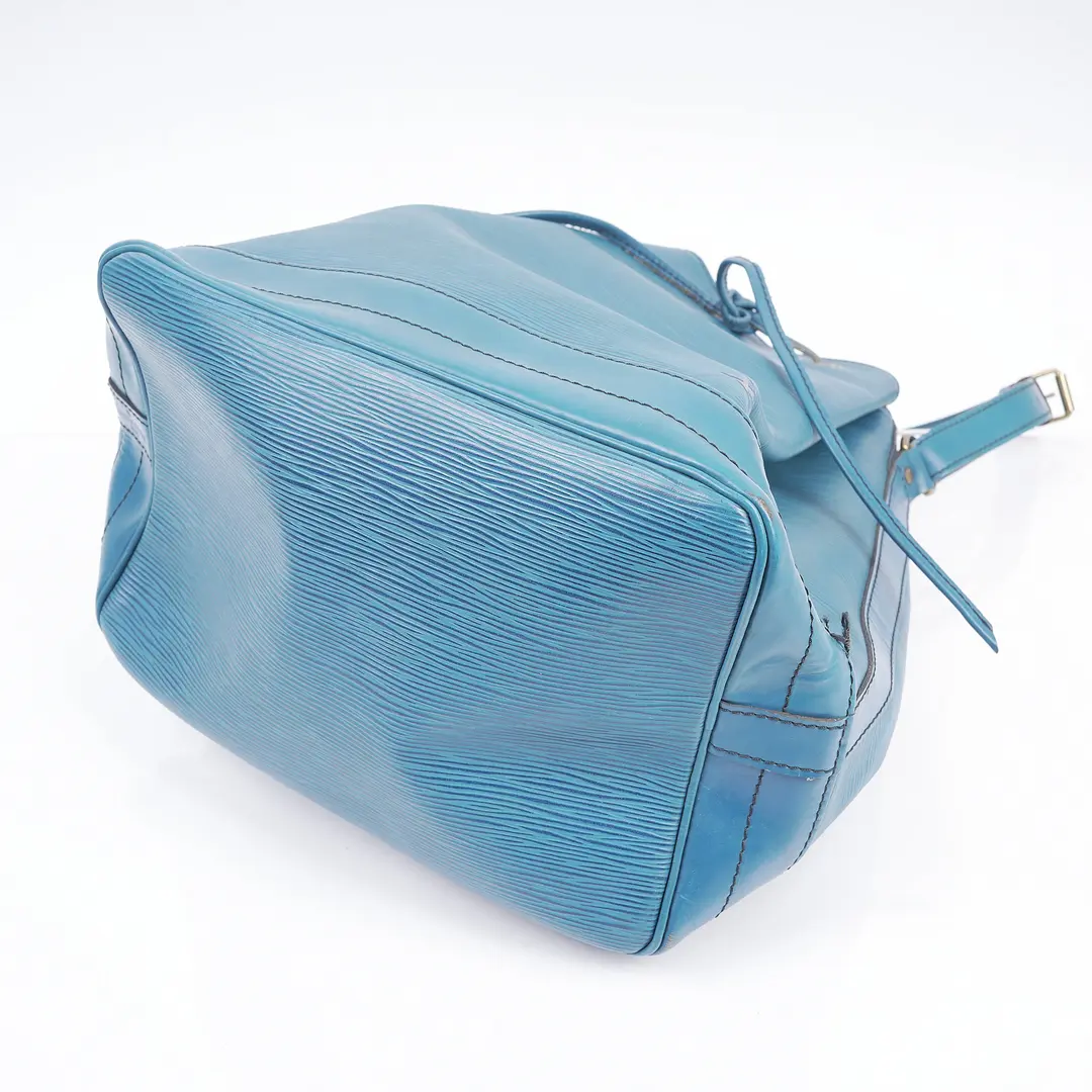 Louis Vuitton Noe Blue Epi Leather Shoulder Bag
