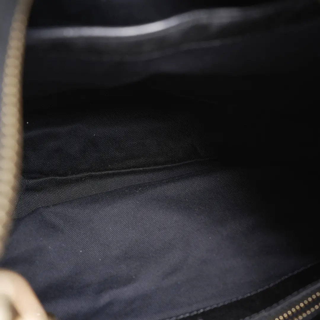 Gucci Bamboo Hobo Black Leather Shoulder Bag