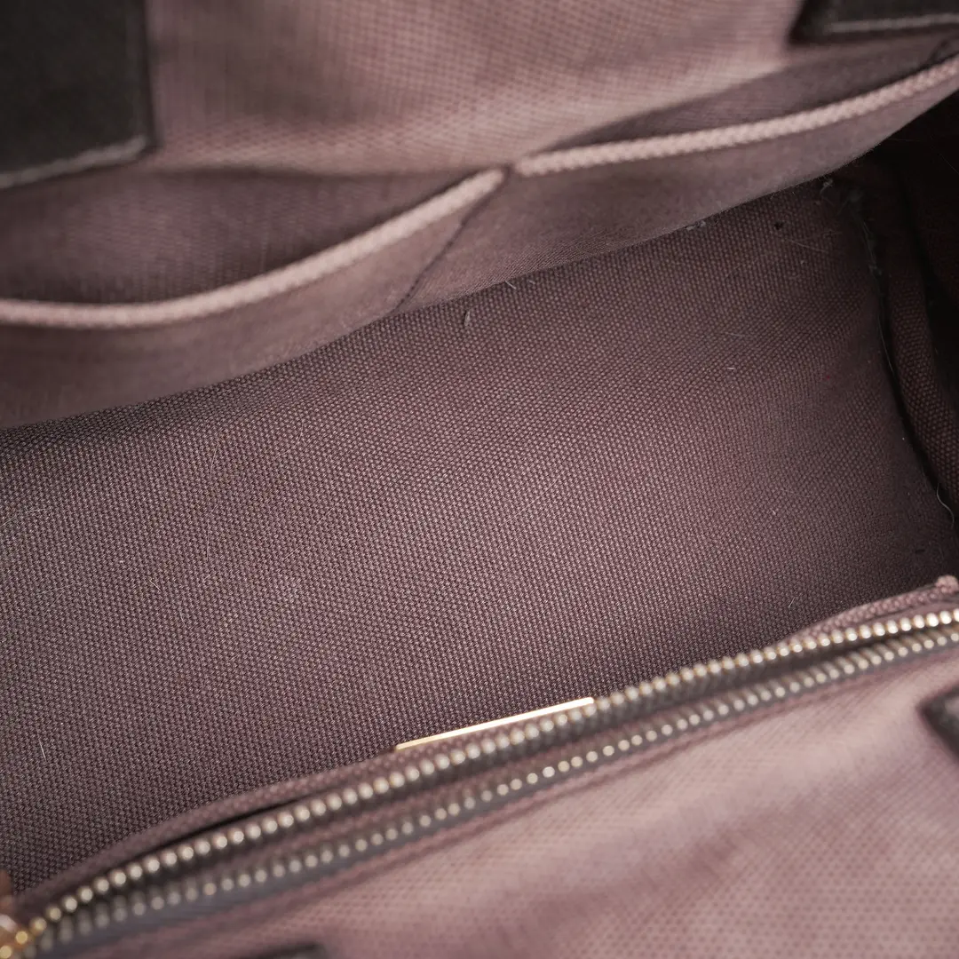 Prada Canapa Brown Canvas Shoulder Bag