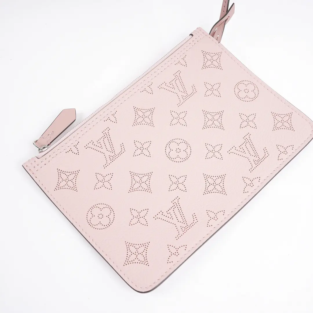 Louis Vuitton Hina PM Pink Mahina Leather Shoulder Bag