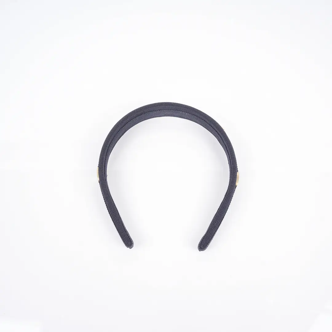 Ferragamo Vara Blue Grosgrain Headband