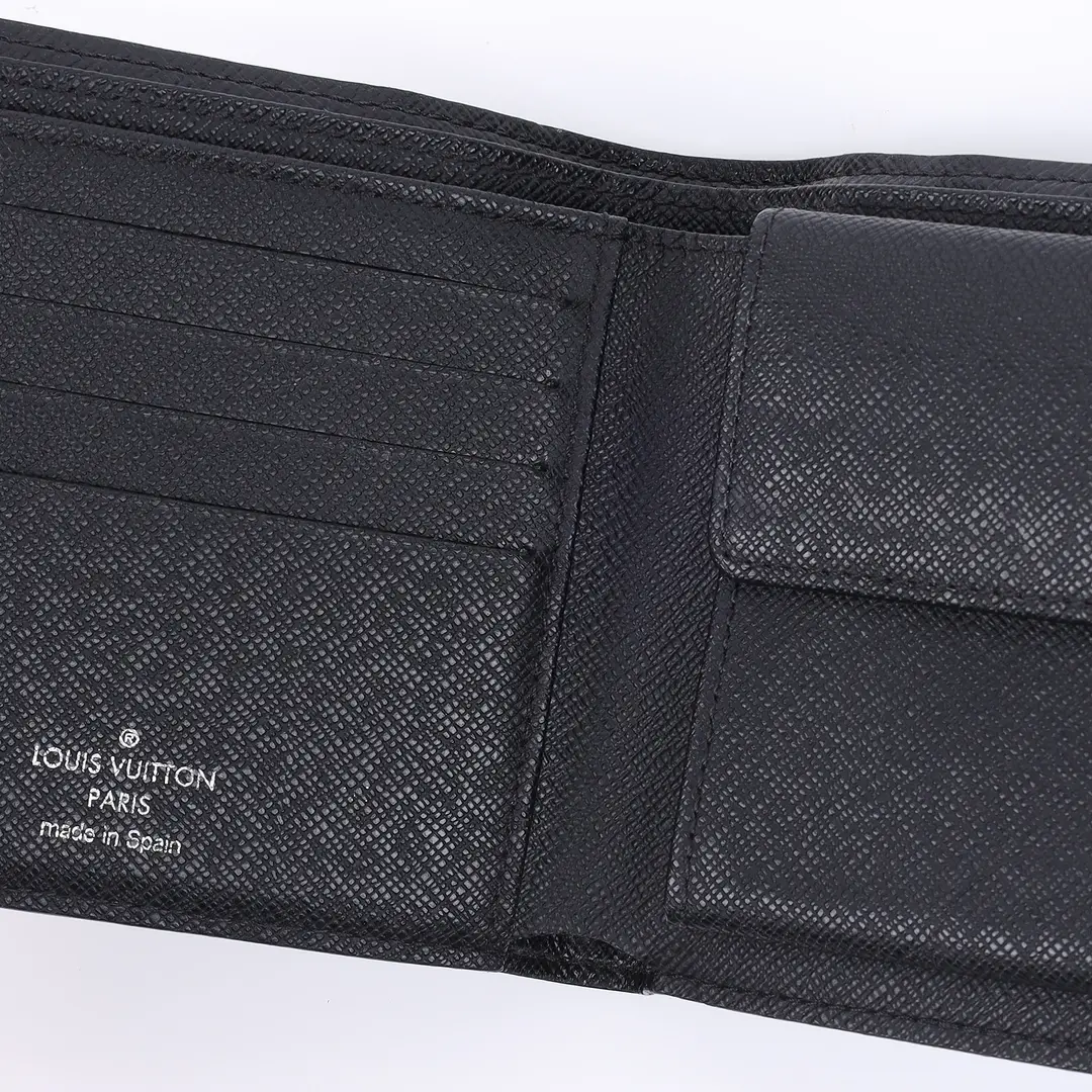 Louis Vuitton Marco Black Damier Cobalt Wallet