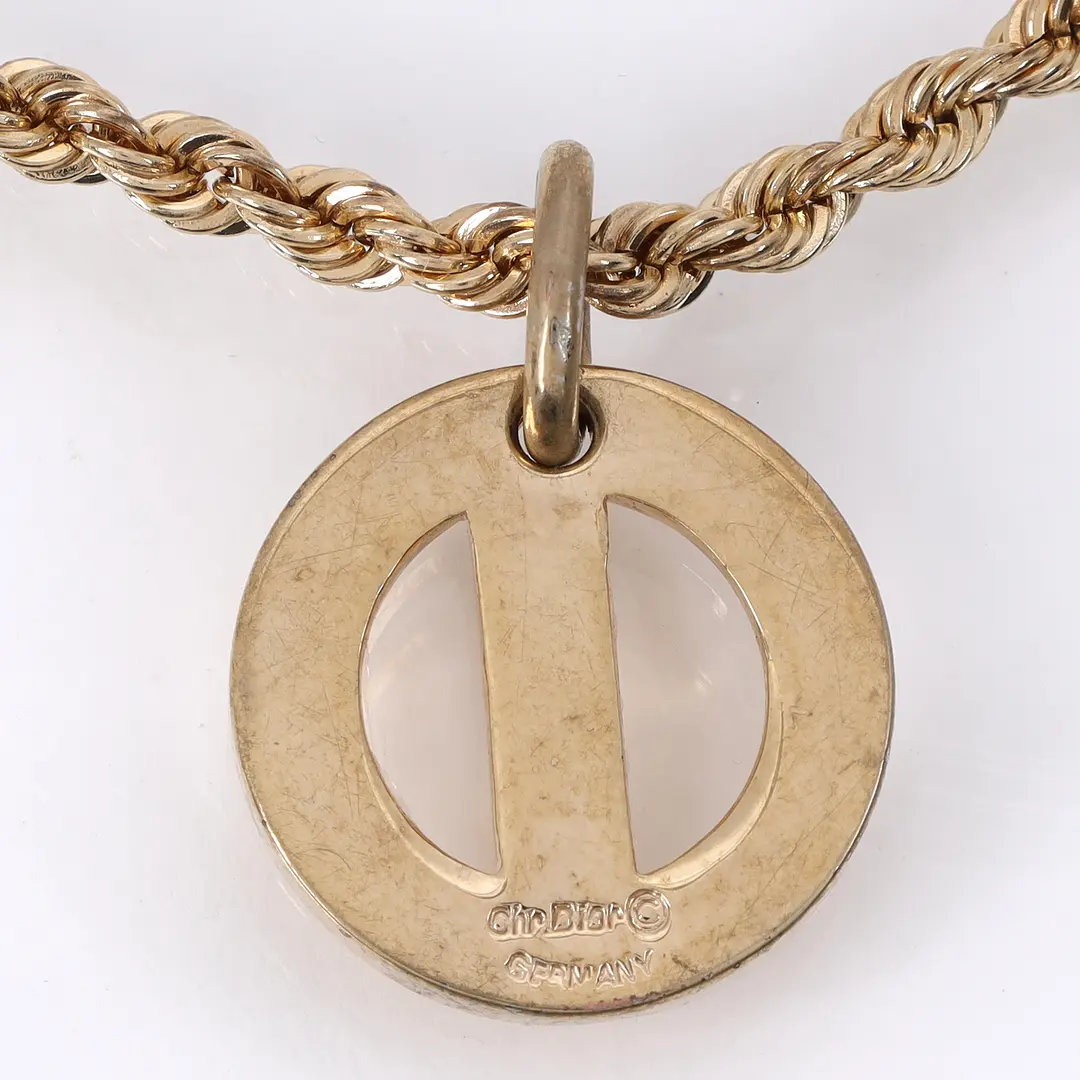 Dior CD Logo Gold Rope Chain Bracelet