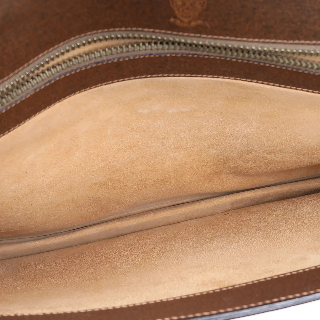 Gucci Vintage Brown Leather Briefcase