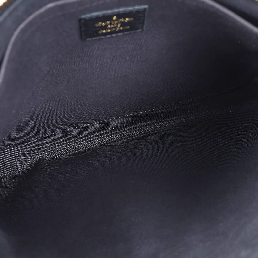 Louis Vuitton Daily Pouch Black Empreinte Clutch