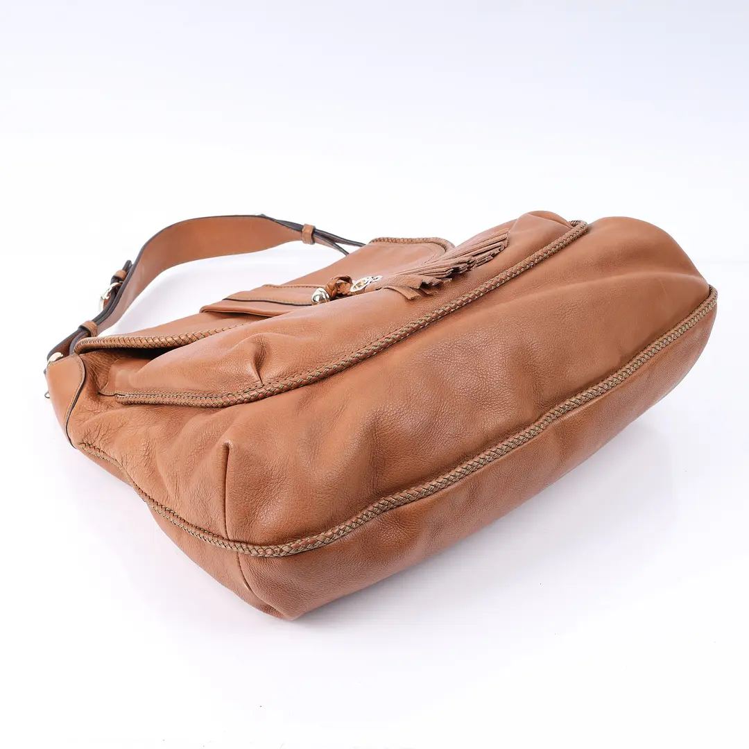 Gucci Marrakesh Brown Leather Shoulder Bag