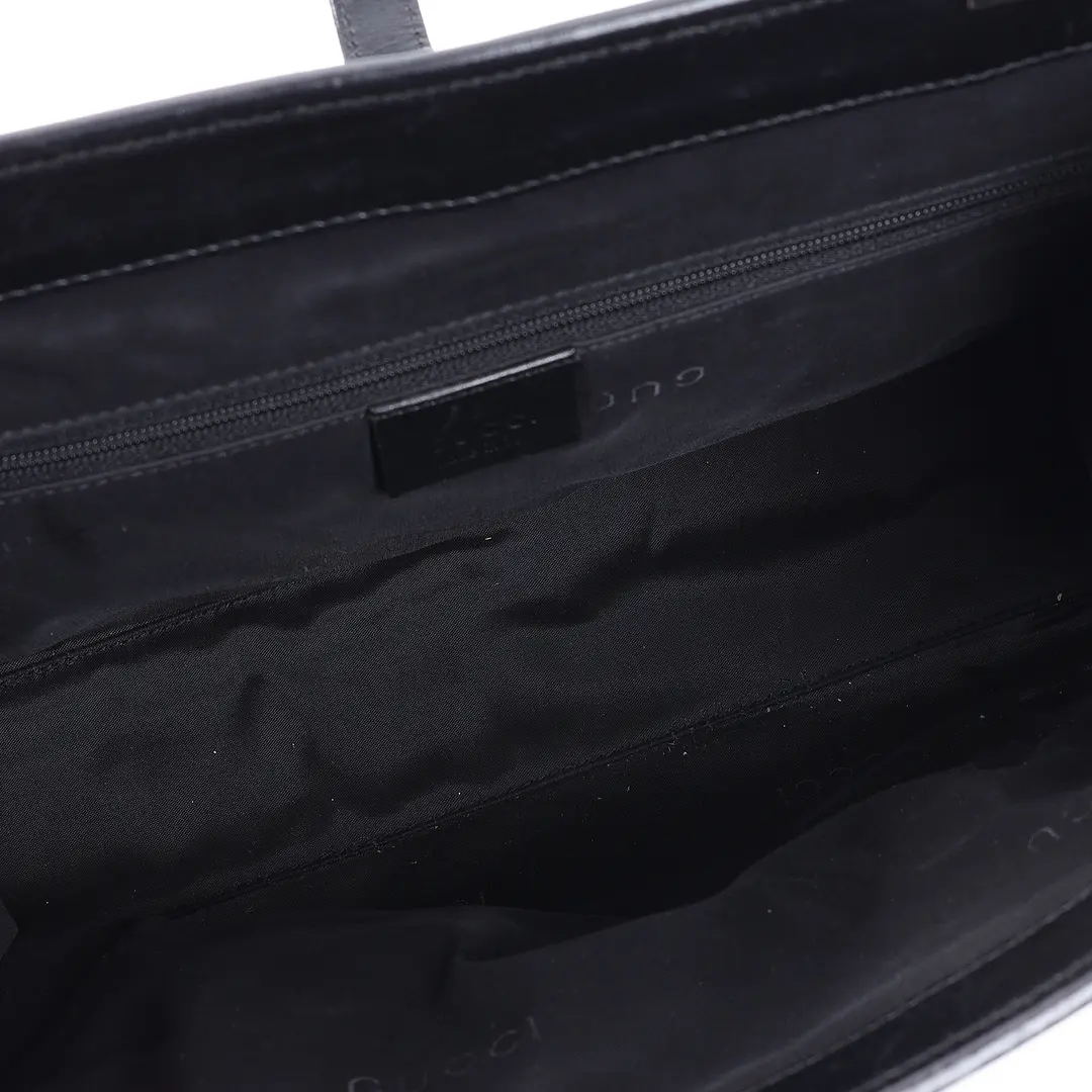 Gucci Jackie Black GG Canvas Shoulder Bag