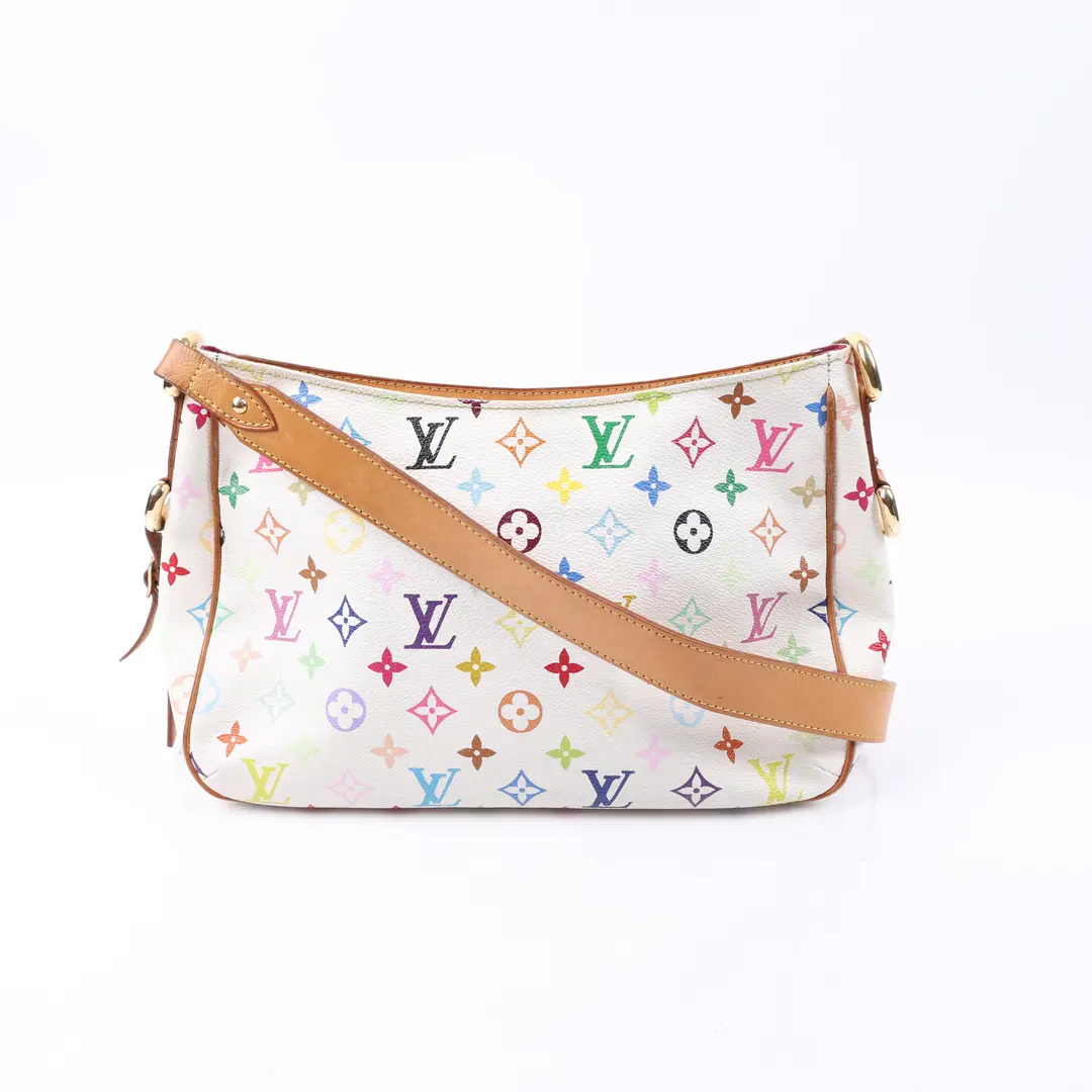Louis Vuitton Lodge PM White Multicolore Canvas Shoulder Bag