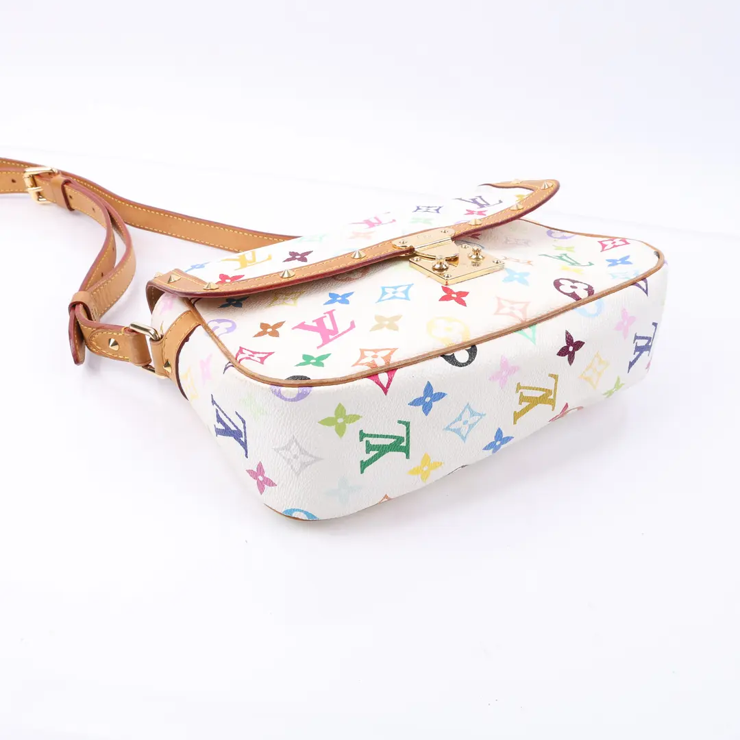 Louis Vuitton Shirley White Monogram Multicolor Shoulder Bag