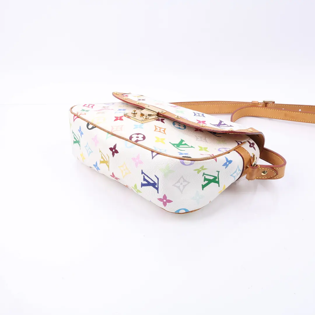 Louis Vuitton Shirley White Monogram Multicolor Shoulder Bag