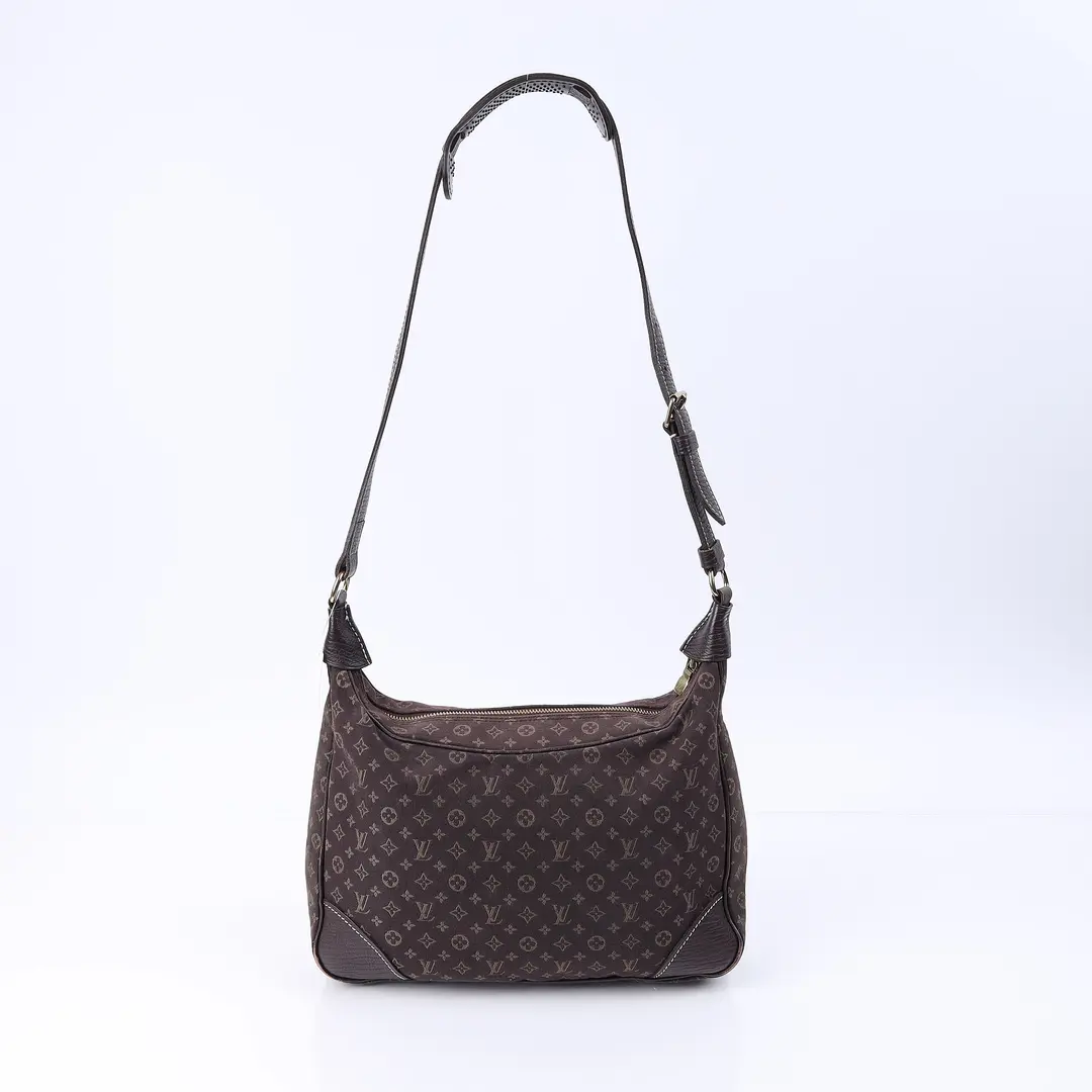 Louis Vuitton Boulogne Brown Monogram Mini Lin Shoulder Bag