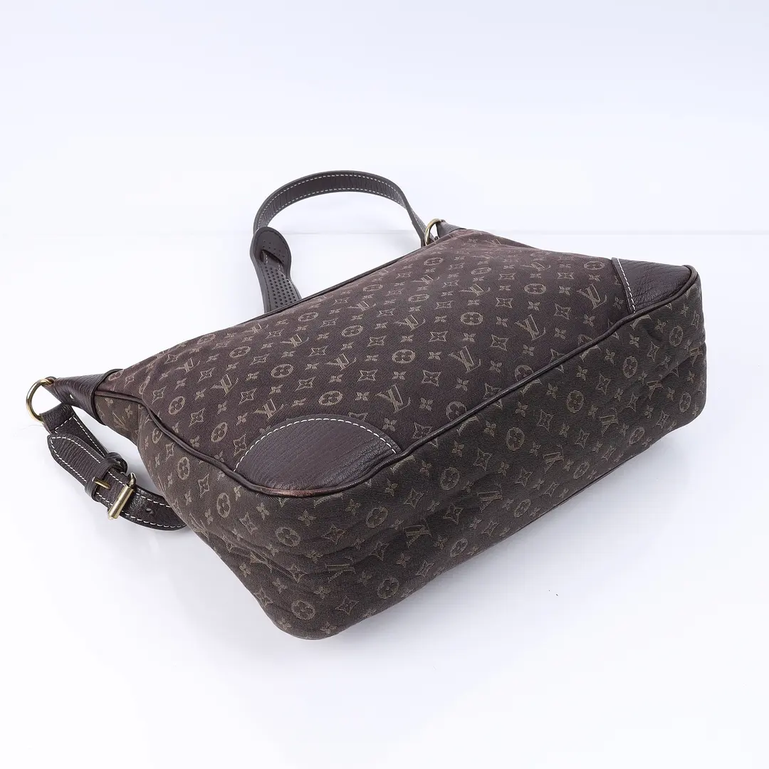 Louis Vuitton Boulogne Brown Monogram Mini Lin Shoulder Bag