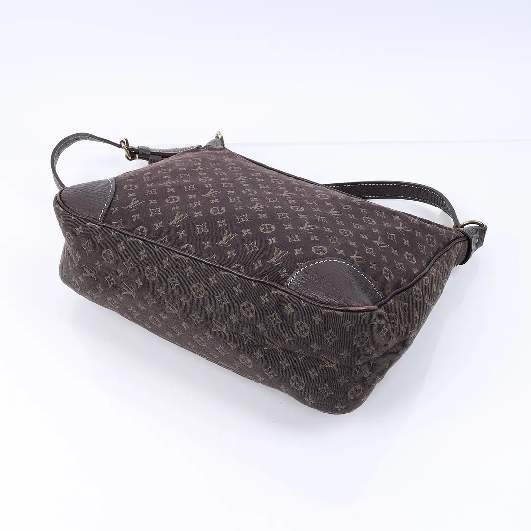 Louis Vuitton Boulogne Brown Monogram Mini Lin Shoulder Bag