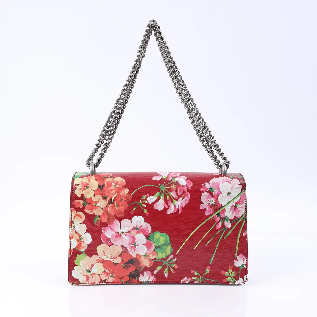 Gucci Dionysus Red Geranium Leather Shoulder Bag