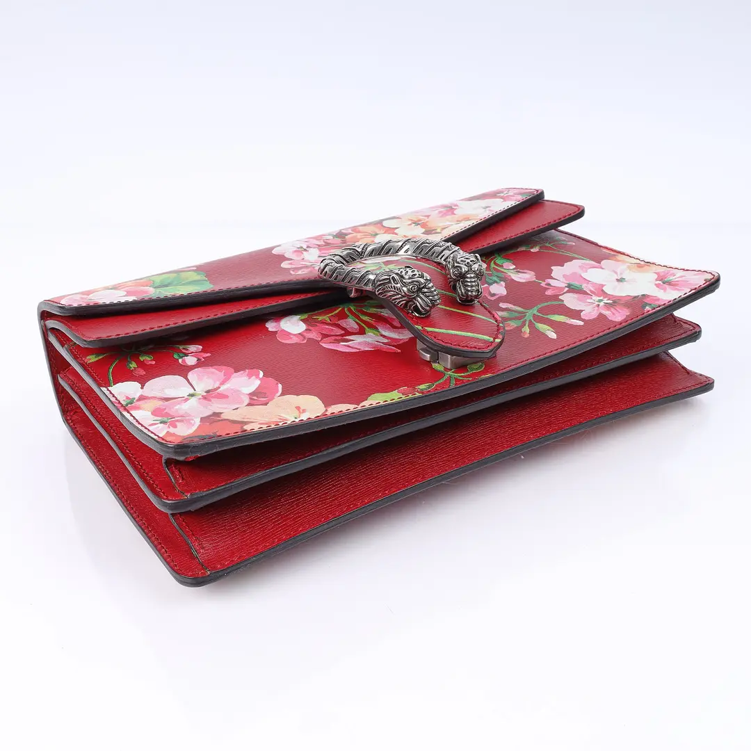 Gucci Dionysus Red Geranium Leather Shoulder Bag