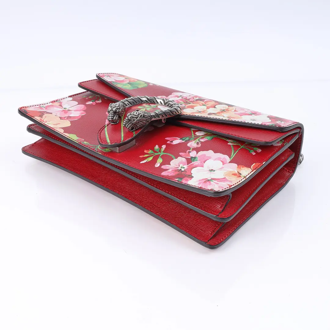 Gucci Dionysus Red Geranium Leather Shoulder Bag