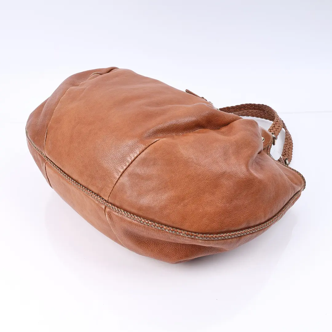 Gucci Marrakech Brown Leather Shoulder Bag