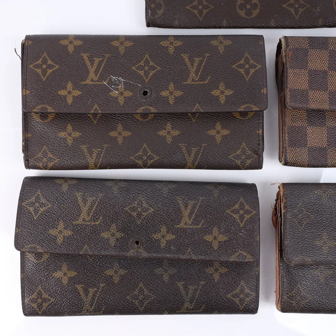 Louis Vuitton Vintage Monogram Damier Wallet Set