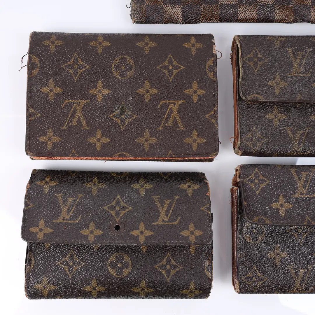 Louis Vuitton Vintage Monogram and Damier Wallet Set
