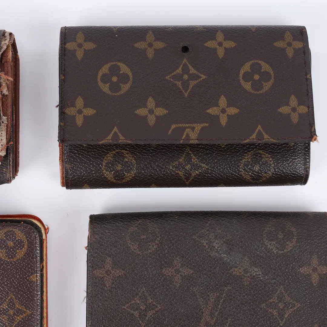 Louis Vuitton Vintage Monogram and Epi Wallet Set