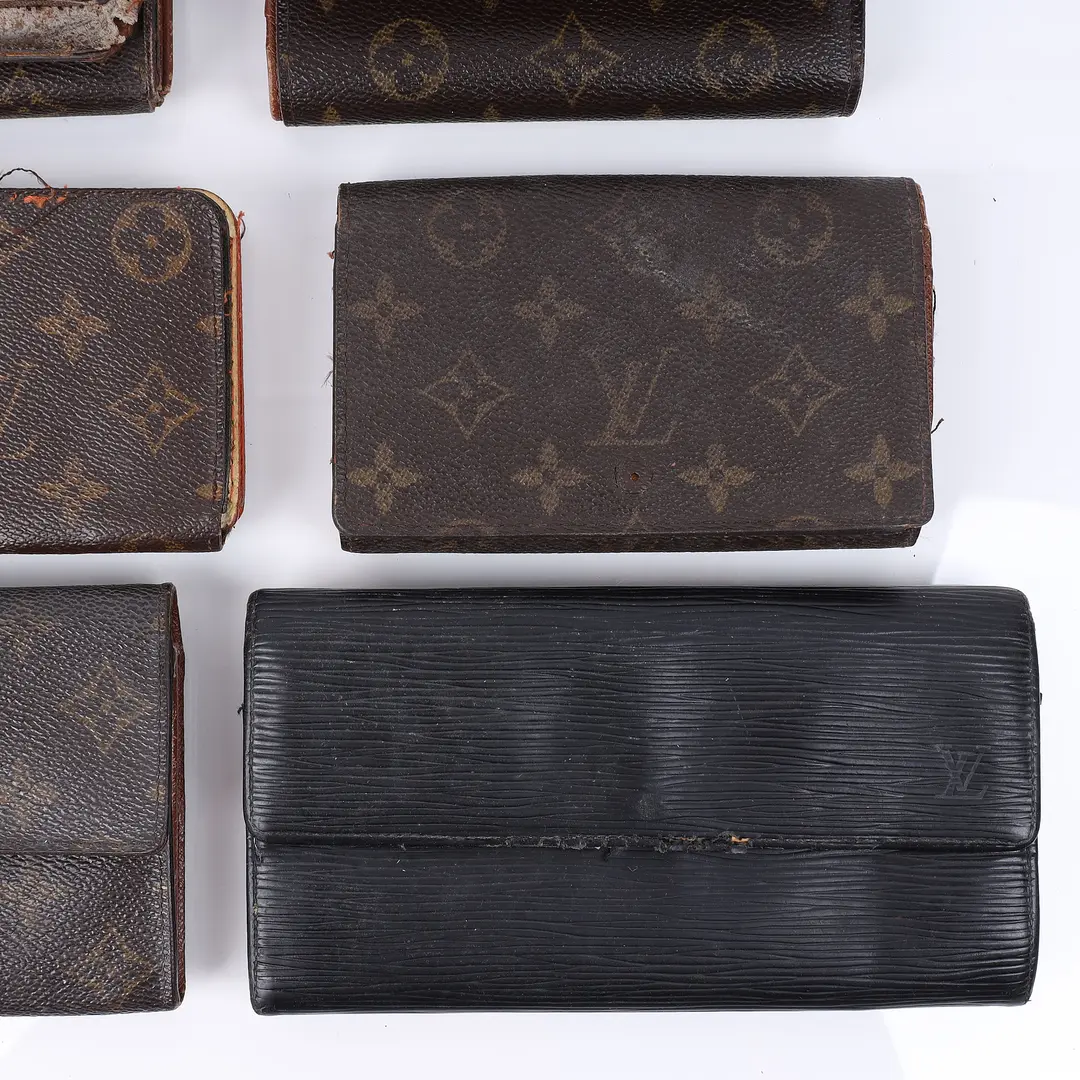 Louis Vuitton Vintage Monogram and Epi Wallet Set