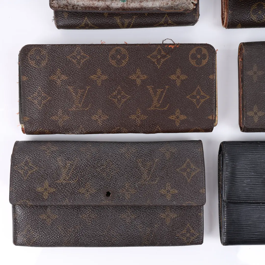 Louis Vuitton Vintage Monogram and Epi Wallet Set