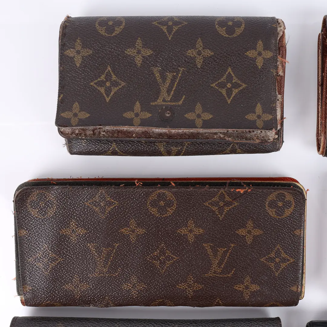 Louis Vuitton Vintage Monogram and Epi Wallet Set