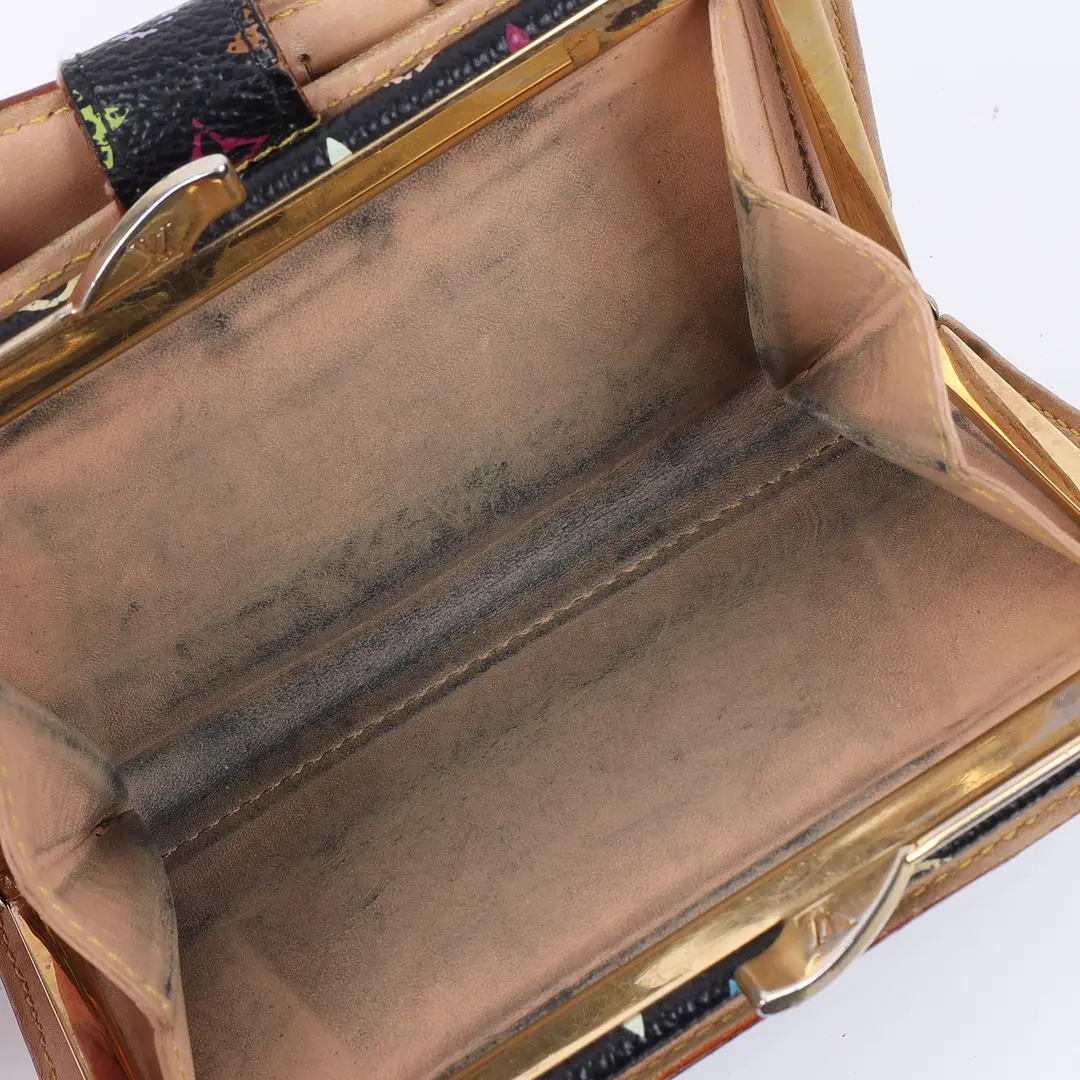 Louis Vuitton Portefeuille Viennois Black Multicolore Wallet