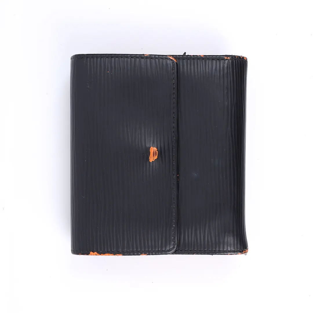 Louis Vuitton Elise Black Epi Leather Wallet