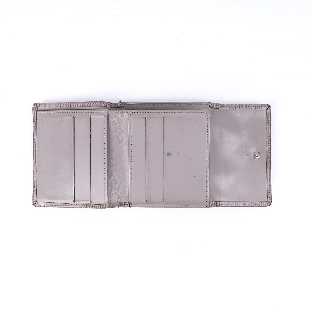 Louis Vuitton Elise Gray Epi Leather Wallet