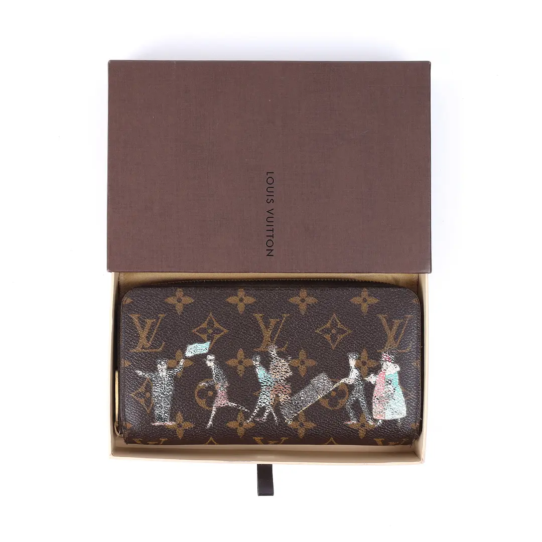 Louis Vuitton Zippy Groom Brown Monogram Wallet