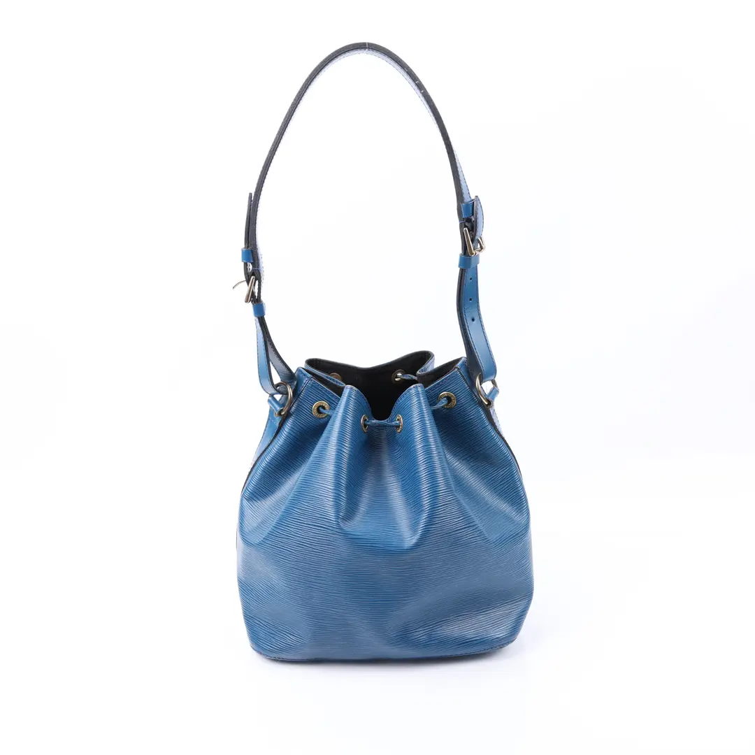 Louis Vuitton Noe Blue Epi Leather Shoulder Bag