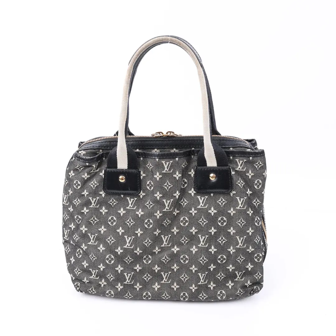 Louis Vuitton Josephine Black Monogram Mini Lin PM Handbag