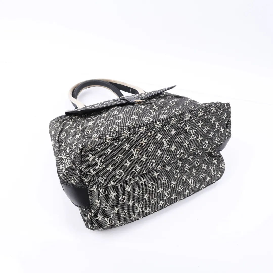 Louis Vuitton Josephine Black Monogram Mini Lin PM Handbag