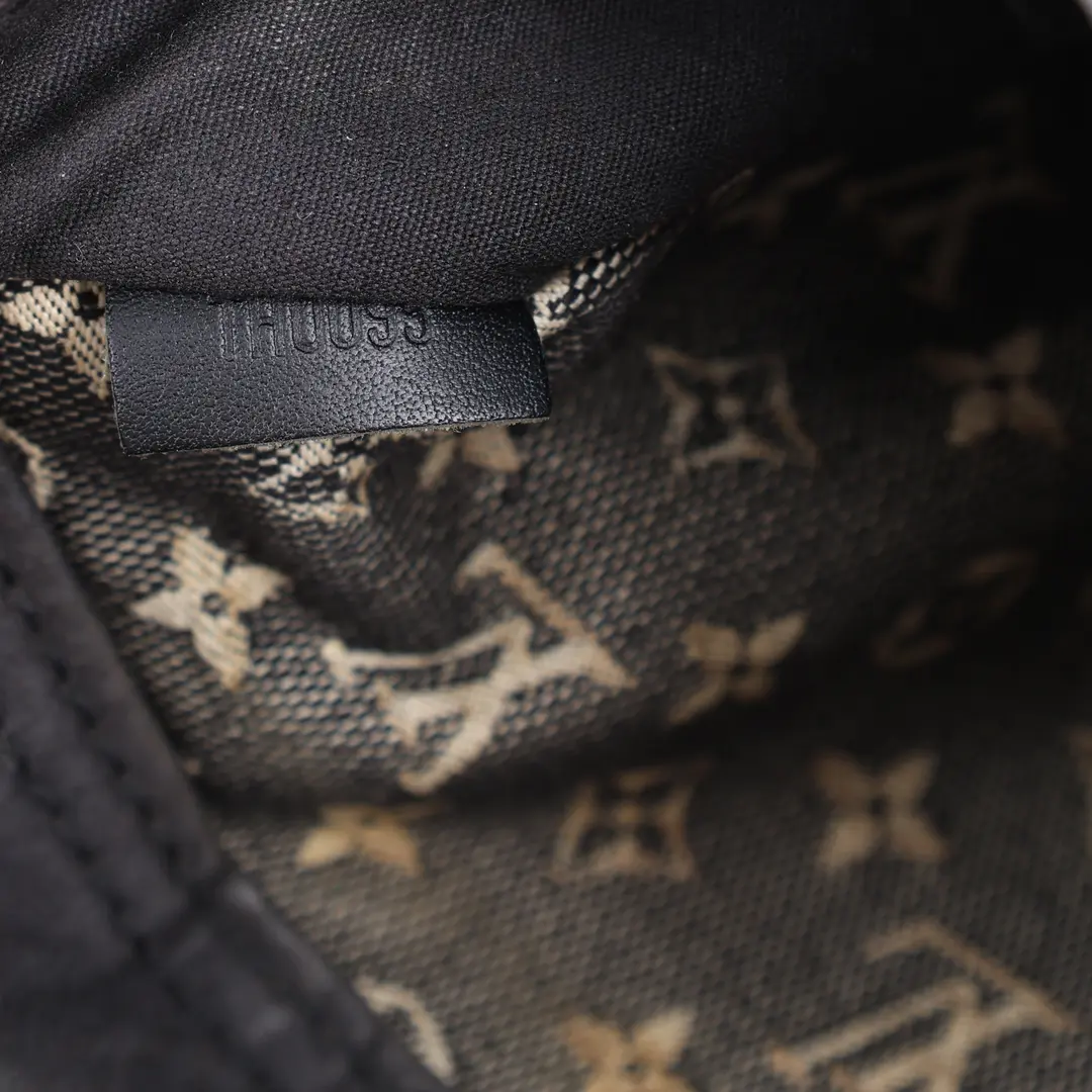 Louis Vuitton Josephine Black Monogram Mini Lin PM Handbag