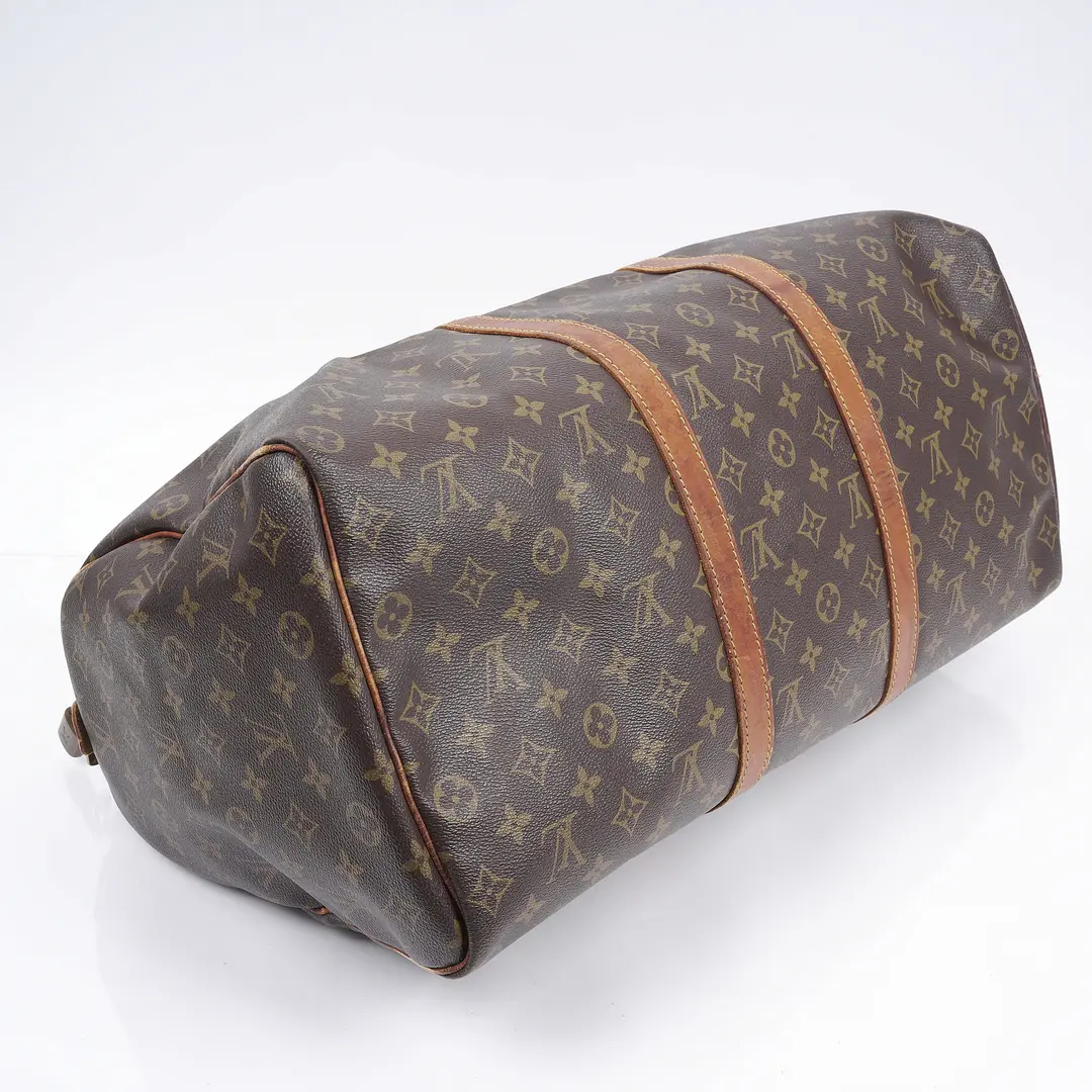 Louis Vuitton Keepall 50 Brown Monogram Duffle Bag