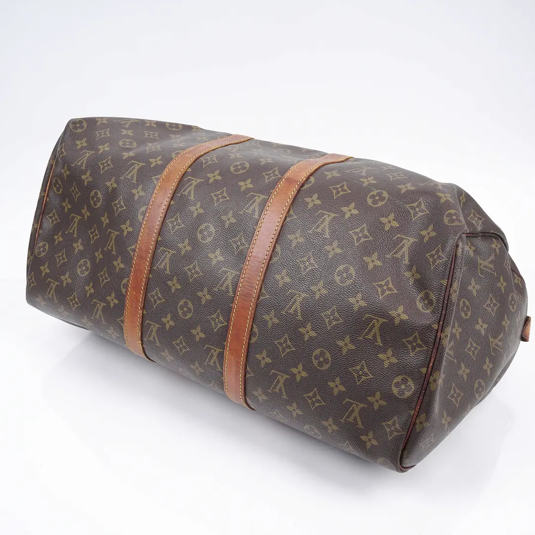 Louis Vuitton Keepall 50 Brown Monogram Duffle Bag