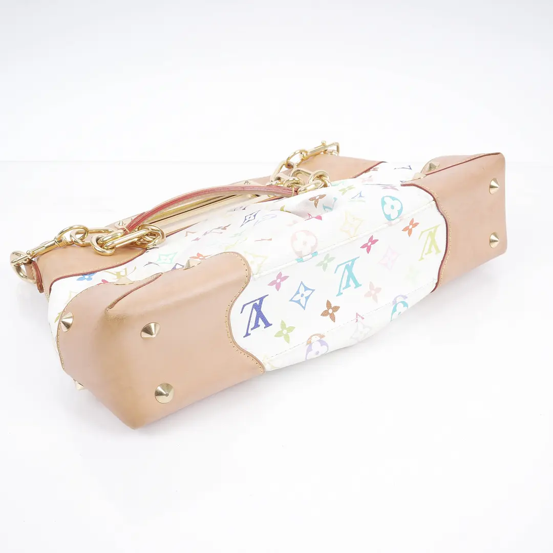 Louis Vuitton Marilyn White Multicolore Canvas Shoulder Bag